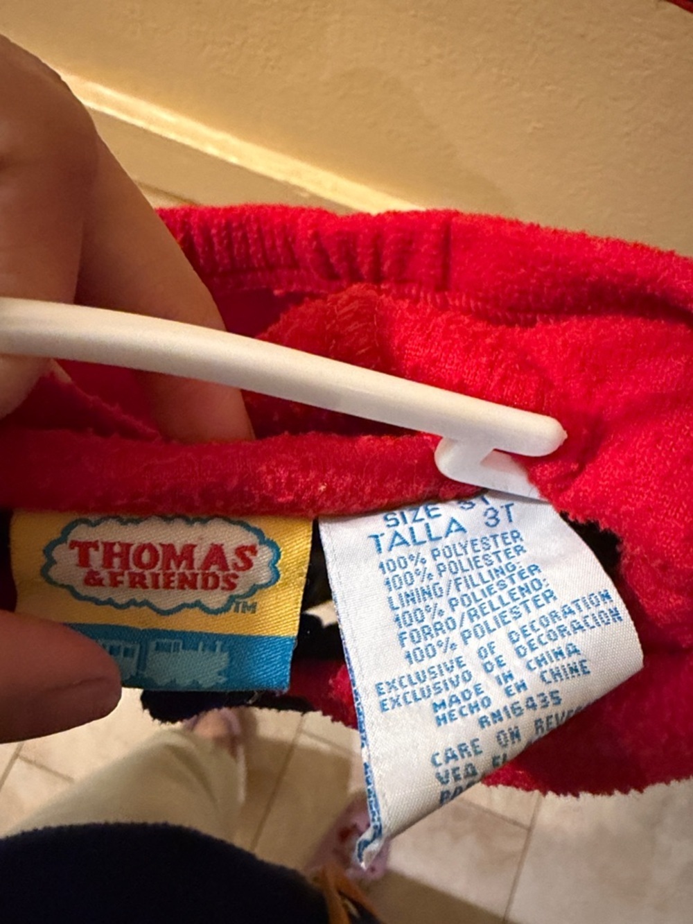 Thomas & Friends Bright Red Fleece Hoodie - Picture 2 of 4